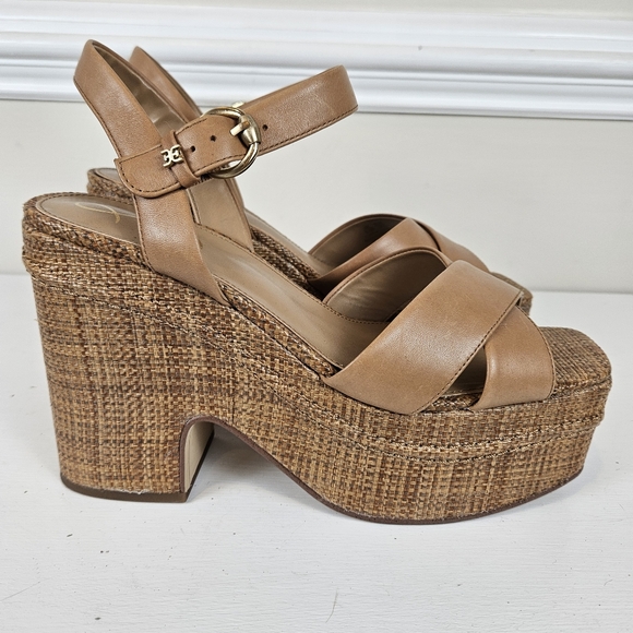Women's Trianna Strappy Espadrille Platform Sandals Buckle - Picture 4 of 12